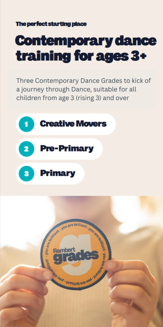 contemporary dance training